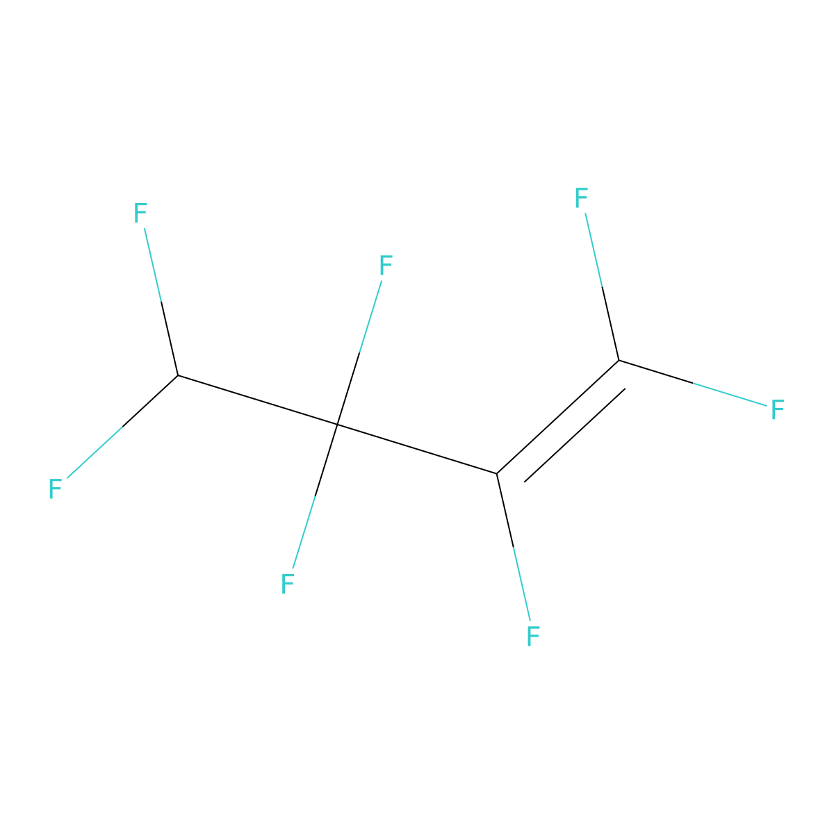 4H-Perfluoro-1-butene molecular structure, CAS 680-54-6