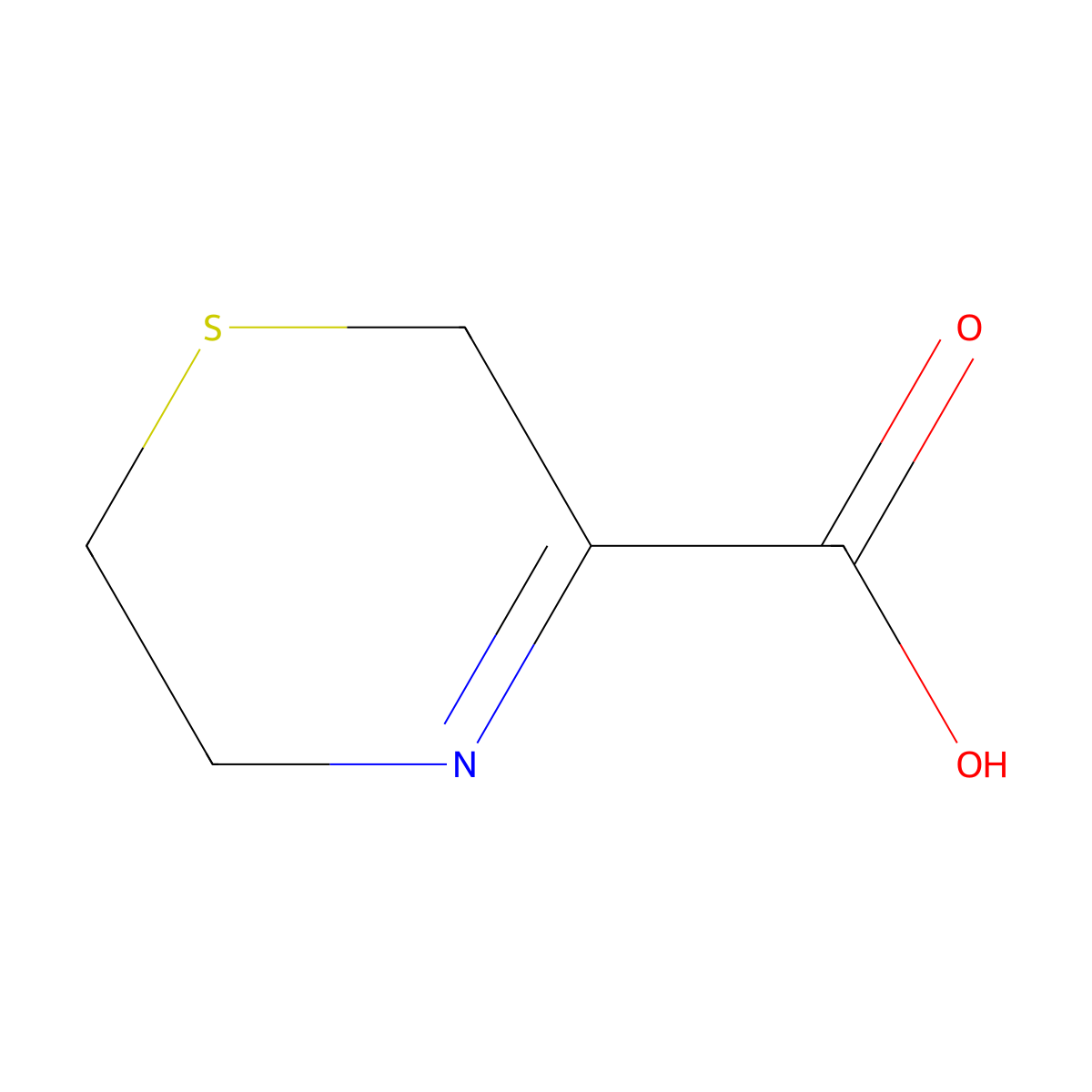 Thialysine ketimine molecular structure, CAS 68006-11-1