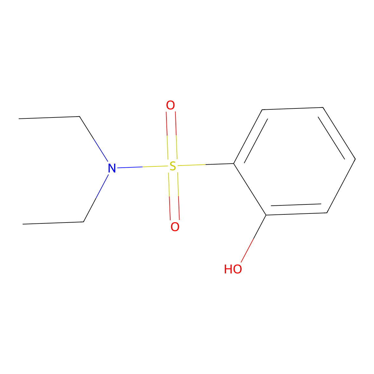 N,N-Diethyl-2-hydroxybenzene-1-sulfonamide molecular structure, CAS 680183-43-1