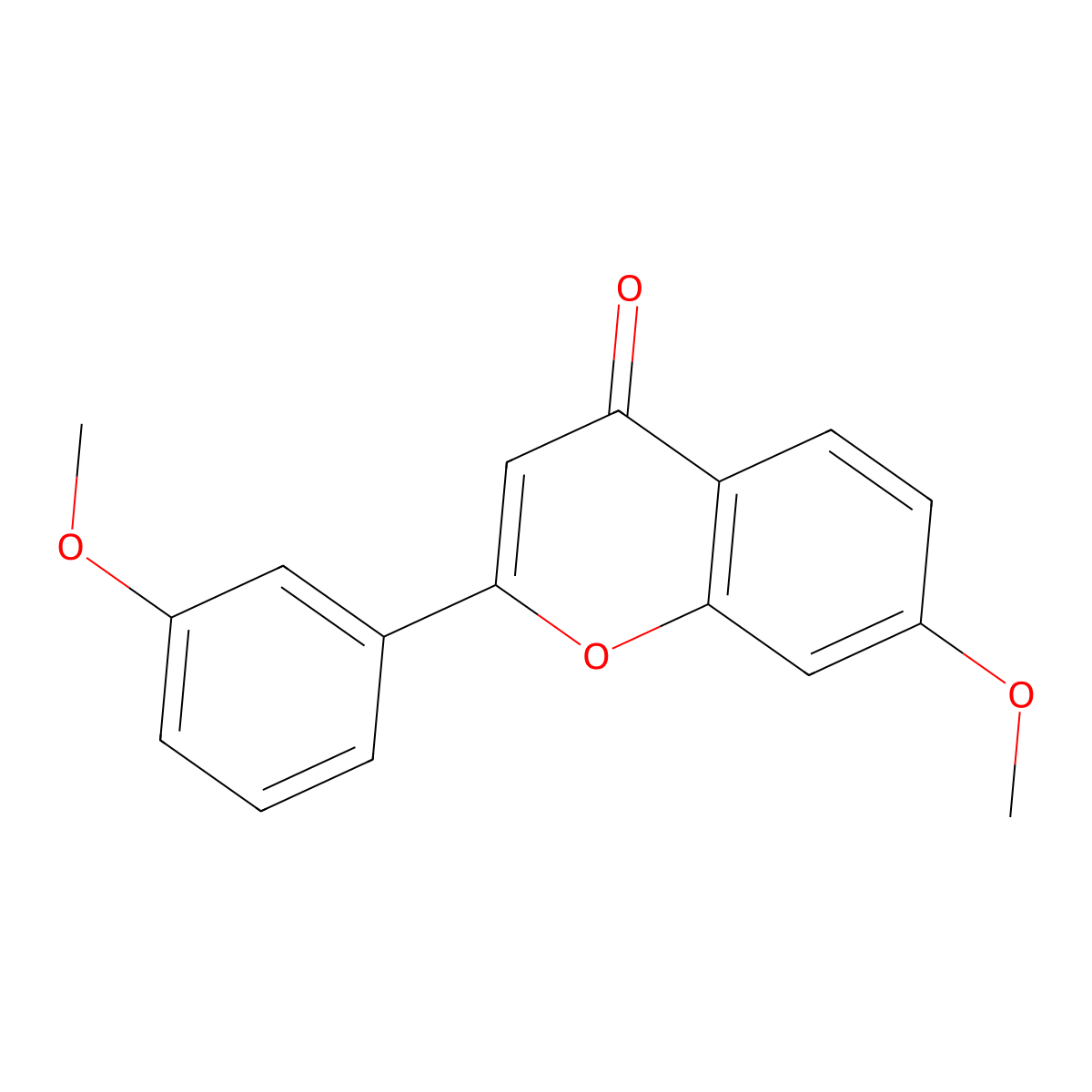 7,3'-Dimethoxyflavone molecular structure, CAS 6802-49-9