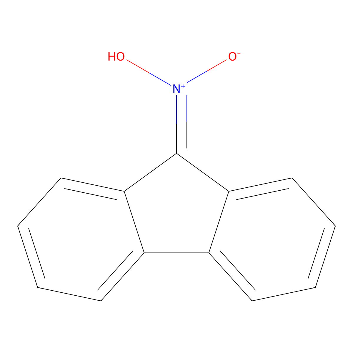 N-hydroxyfluoren-9-imine oxide molecular structure, CAS 6802-60-4