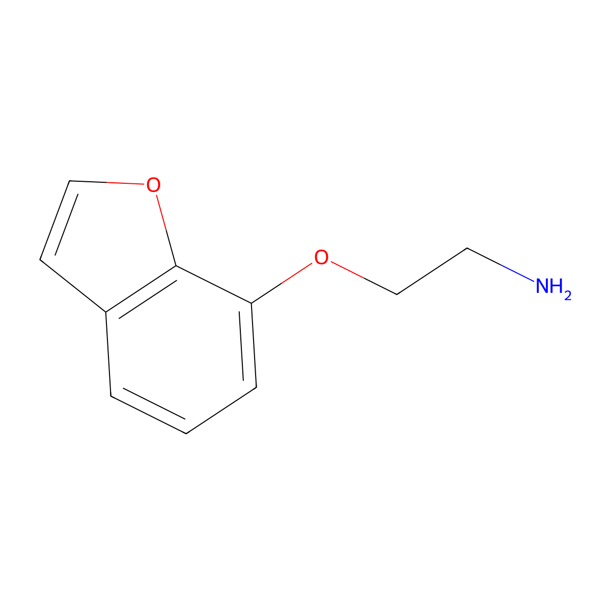 2-(Benzofuran-7-yloxy)ethanamine molecular structure, CAS 680203-74-1