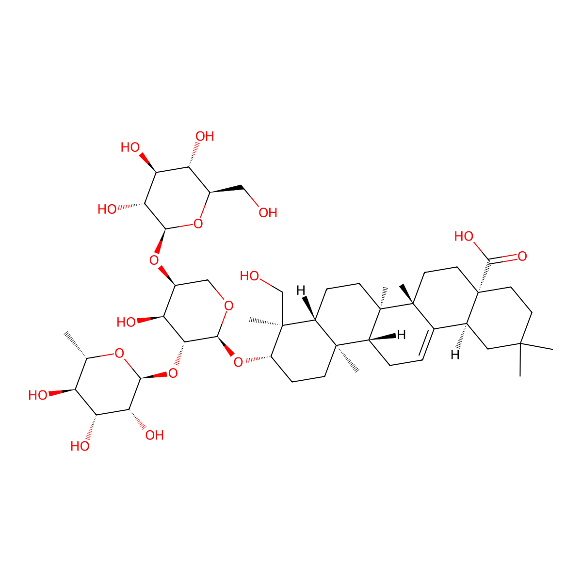Hederacolchiside A molecular structure, CAS 68027-15-6