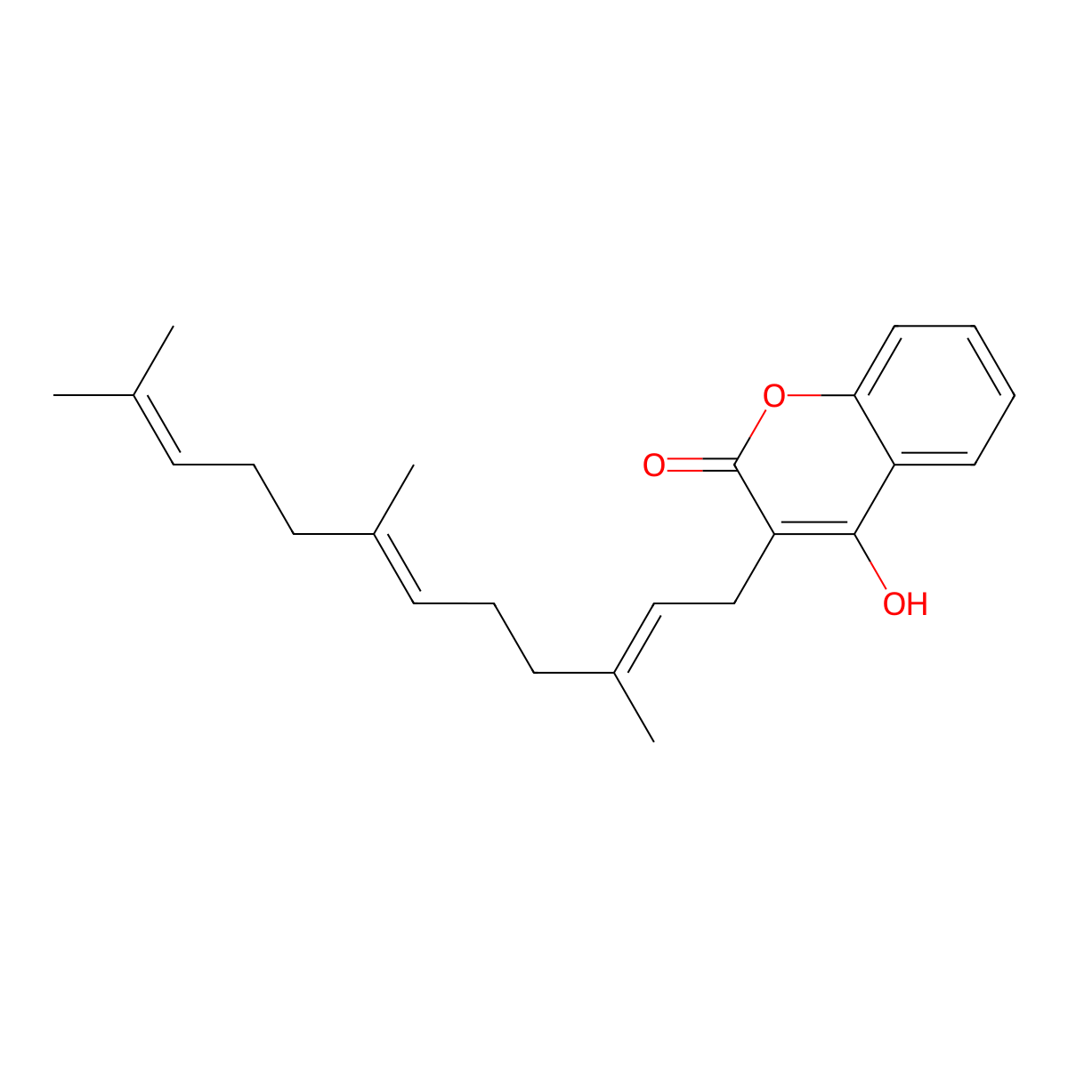 Ferulenol molecular structure, CAS 6805-34-1