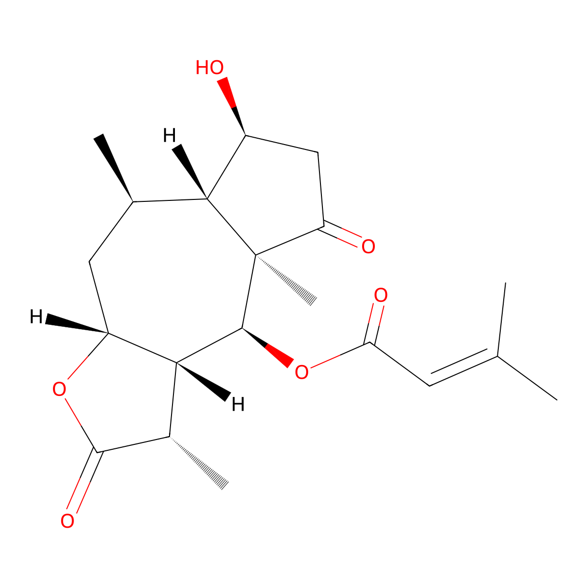 Flexuosin B molecular structure, CAS 6805-36-3