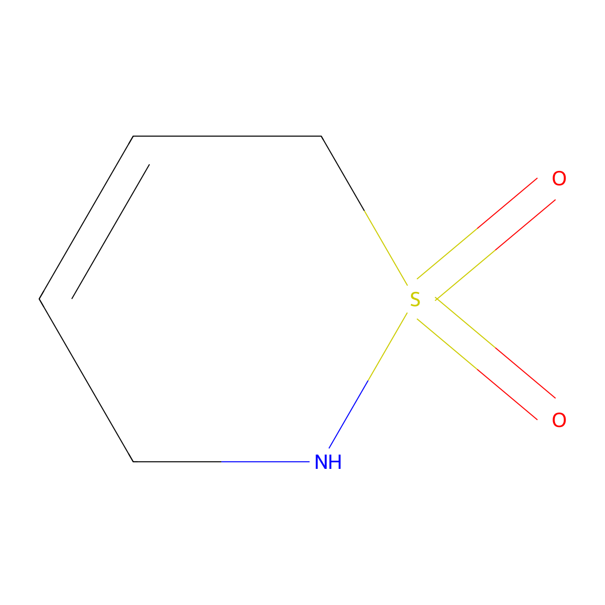 3,6-dihydro-2H-1lambda6,2-thiazine-1,1-dione molecular structure, CAS 68055-44-7