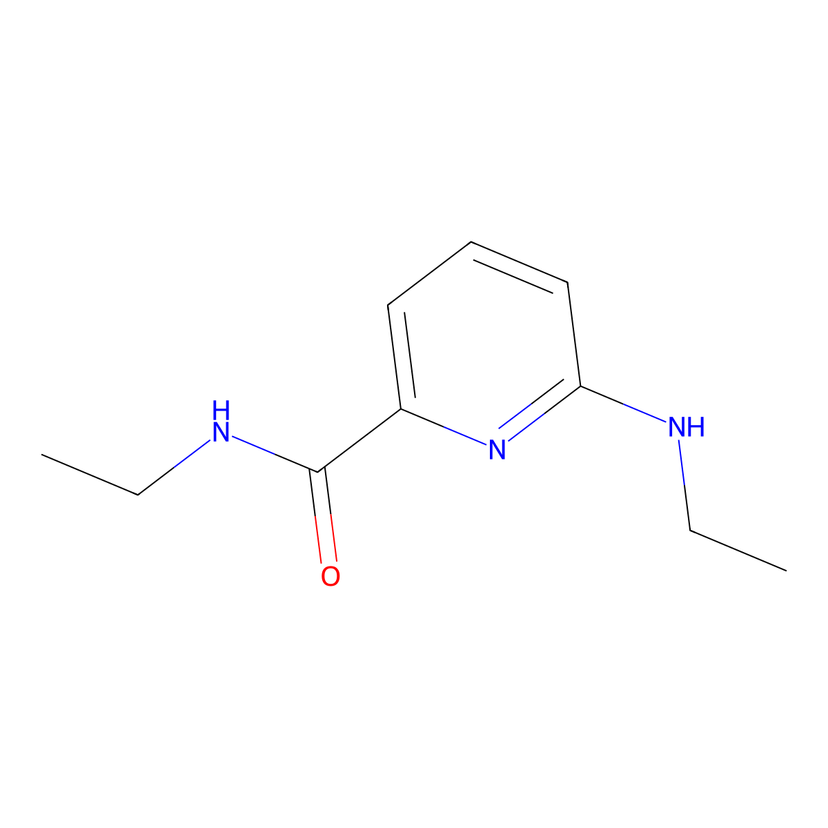 N-Ethyl-6-(ethylamino)pyridine-2-carboxamide molecular structure, CAS 680591-06-4