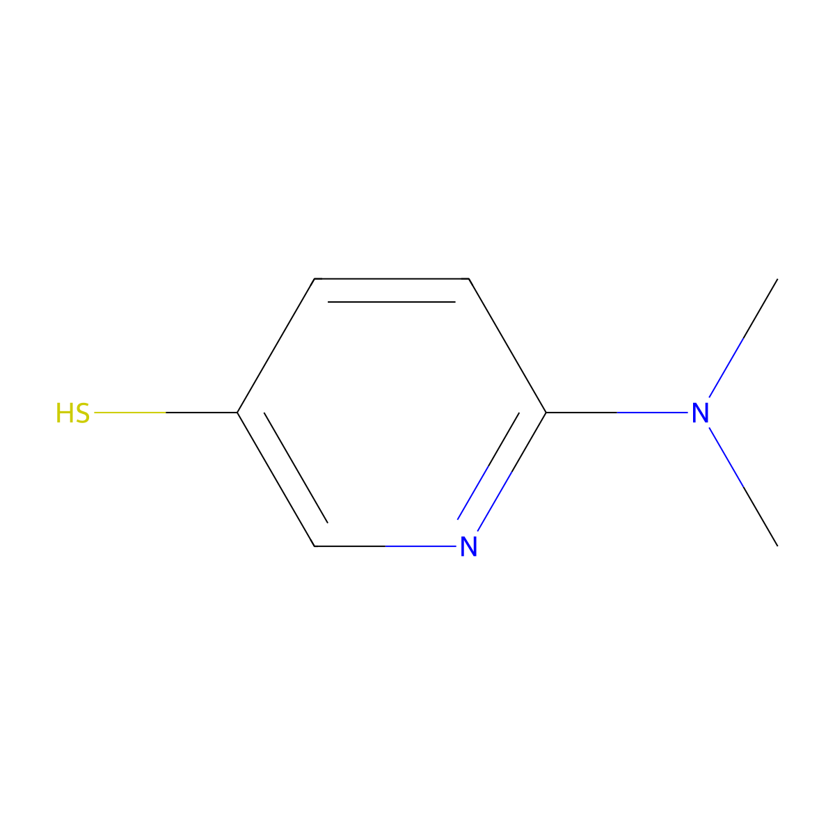 6-(Dimethylamino)pyridine-3-thiol molecular structure, CAS 680591-10-0
