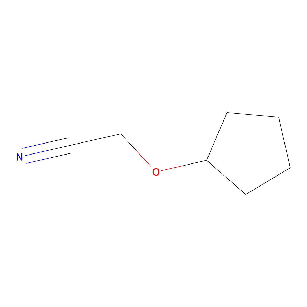 2-(Cyclopentyloxy)acetonitrile molecular structure, CAS 68060-30-0