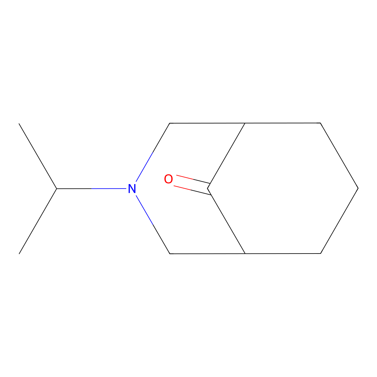 3-(Propan-2-yl)-3-azabicyclo[3.3.1]nonan-9-one molecular structure, CAS 68066-55-7