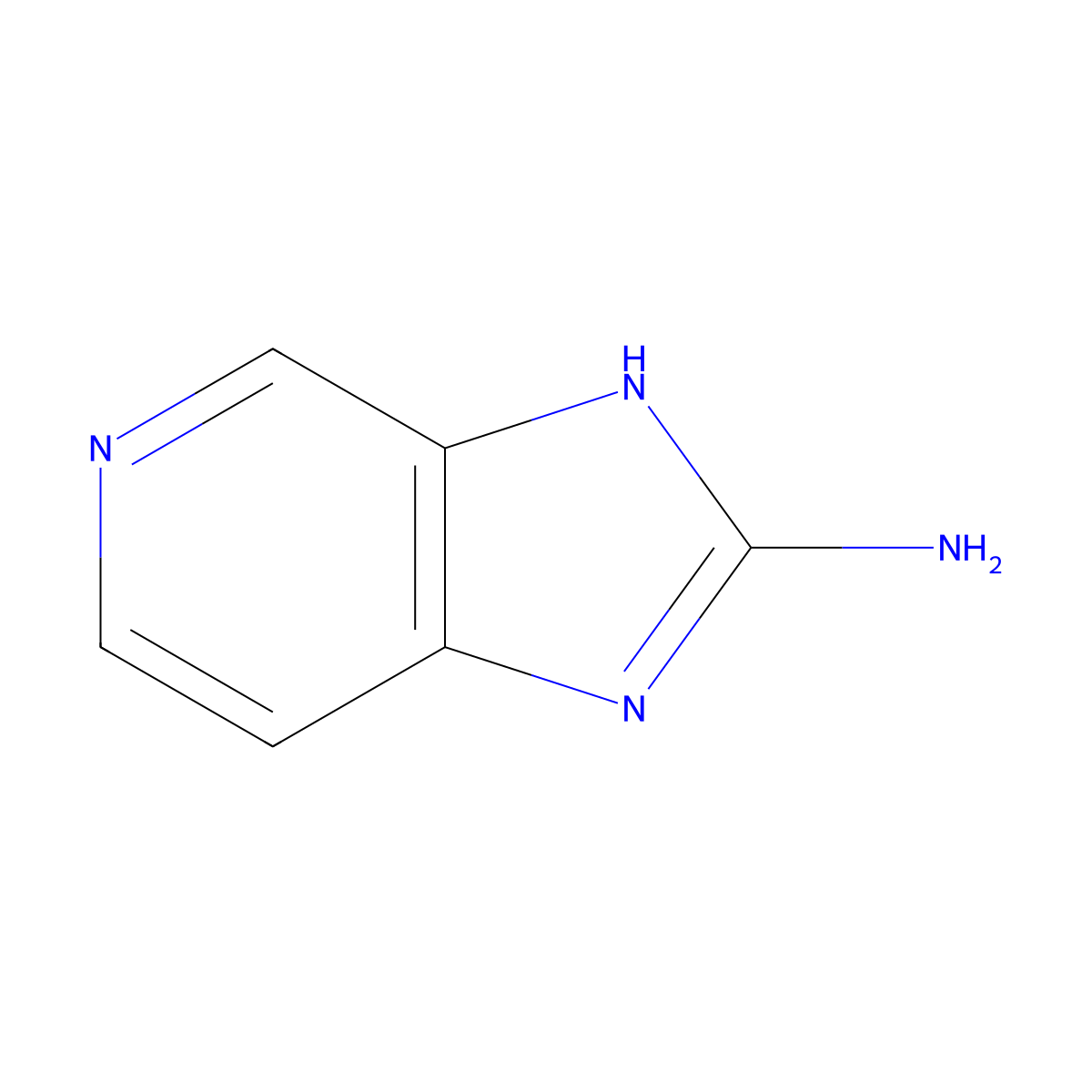 1H-imidazo[4,5-c]pyridin-2-amine molecular structure, CAS 68074-63-5