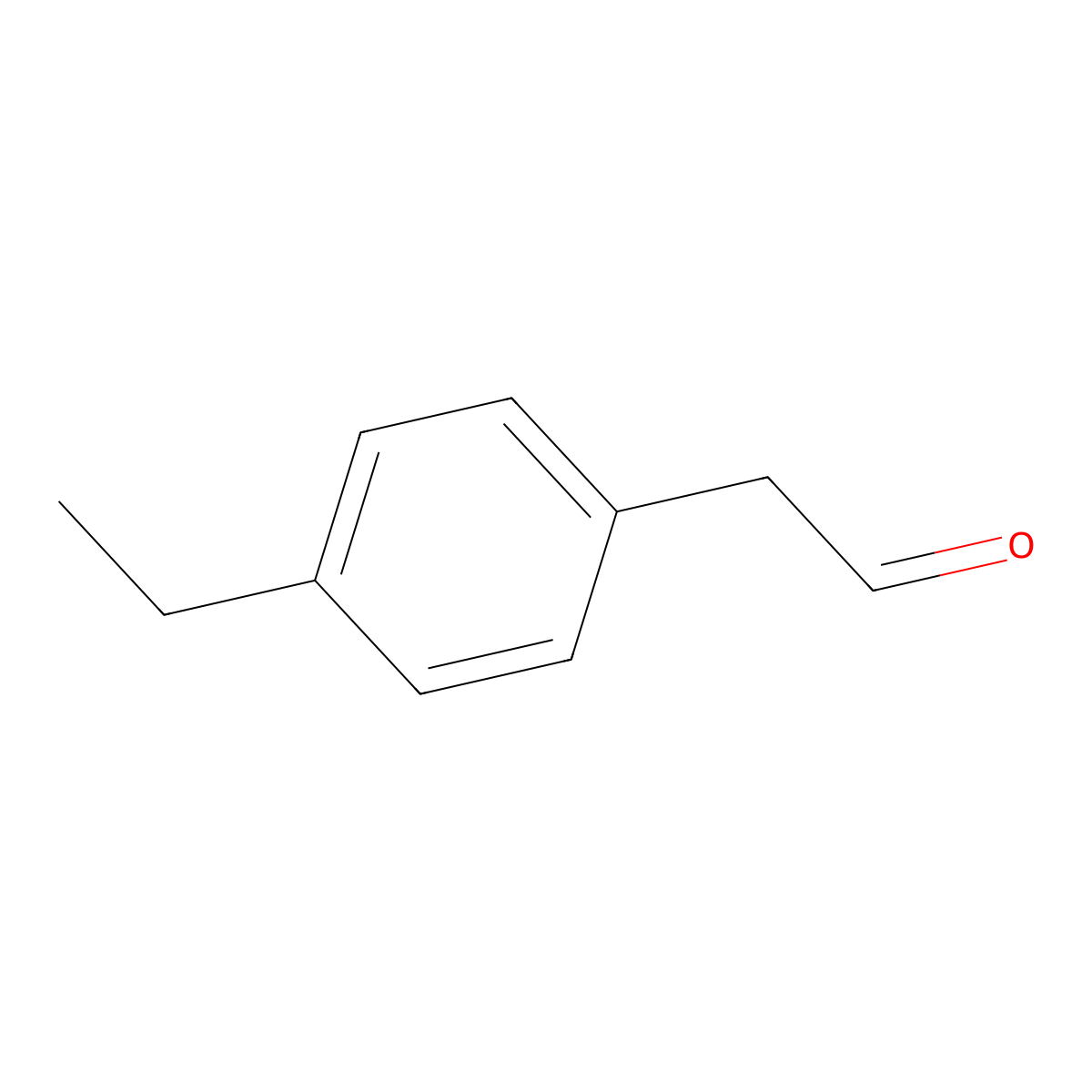 2-(4-Ethylphenyl)acetaldehyde molecular structure, CAS 68083-54-5