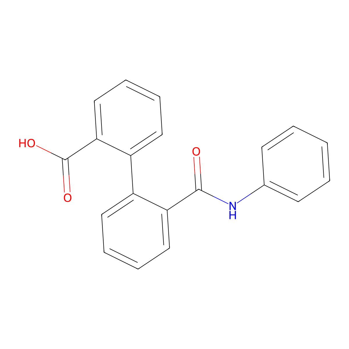 Diphenanilic acid molecular structure, CAS 6809-72-9