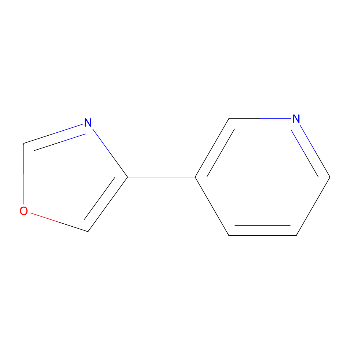4-(Pyridin-3-yl)oxazole molecular structure, CAS 681135-57-9