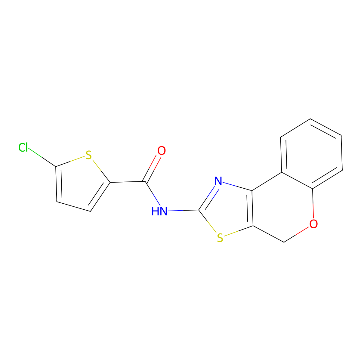 5-chloro-N-(4H-chromeno[4,3-d]thiazol-2-yl)thiophene-2-carboxamide molecular structure, CAS 681159-91-1