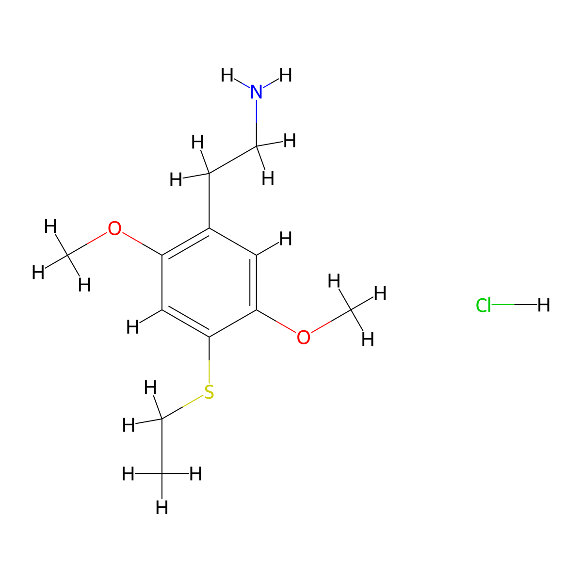 2C-T-2 Hydrochloride molecular structure, CAS 681160-71-4