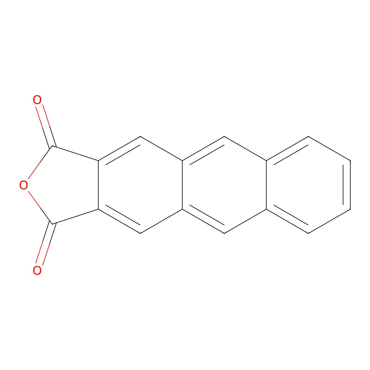2,3-Anthracenedicarboxylic Anhydride molecular structure, CAS 6812-14-2