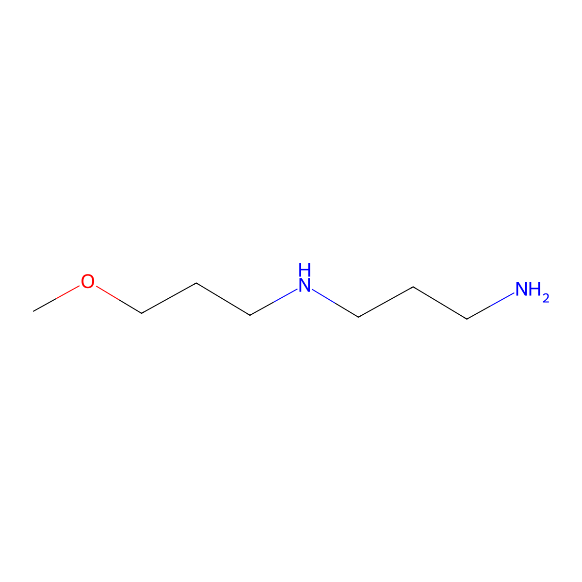 N-(3-Methoxypropyl)-1,3-propylenediamine molecular structure, CAS 68123-10-4