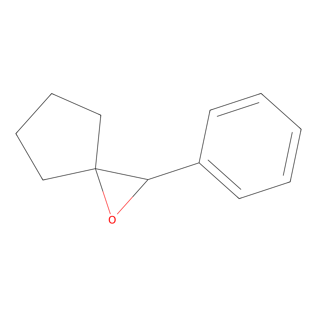 2-Phenyl-1-oxaspiro[2.4]heptane molecular structure, CAS 681260-64-0