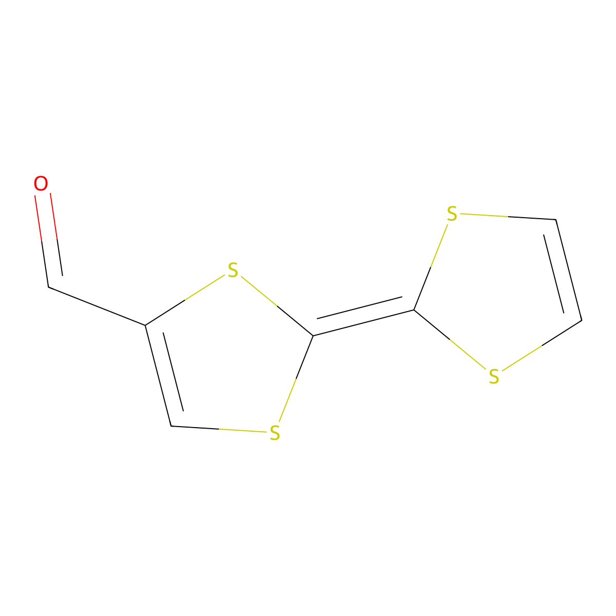 Formyltetrathiafulvalene molecular structure, CAS 68128-94-9