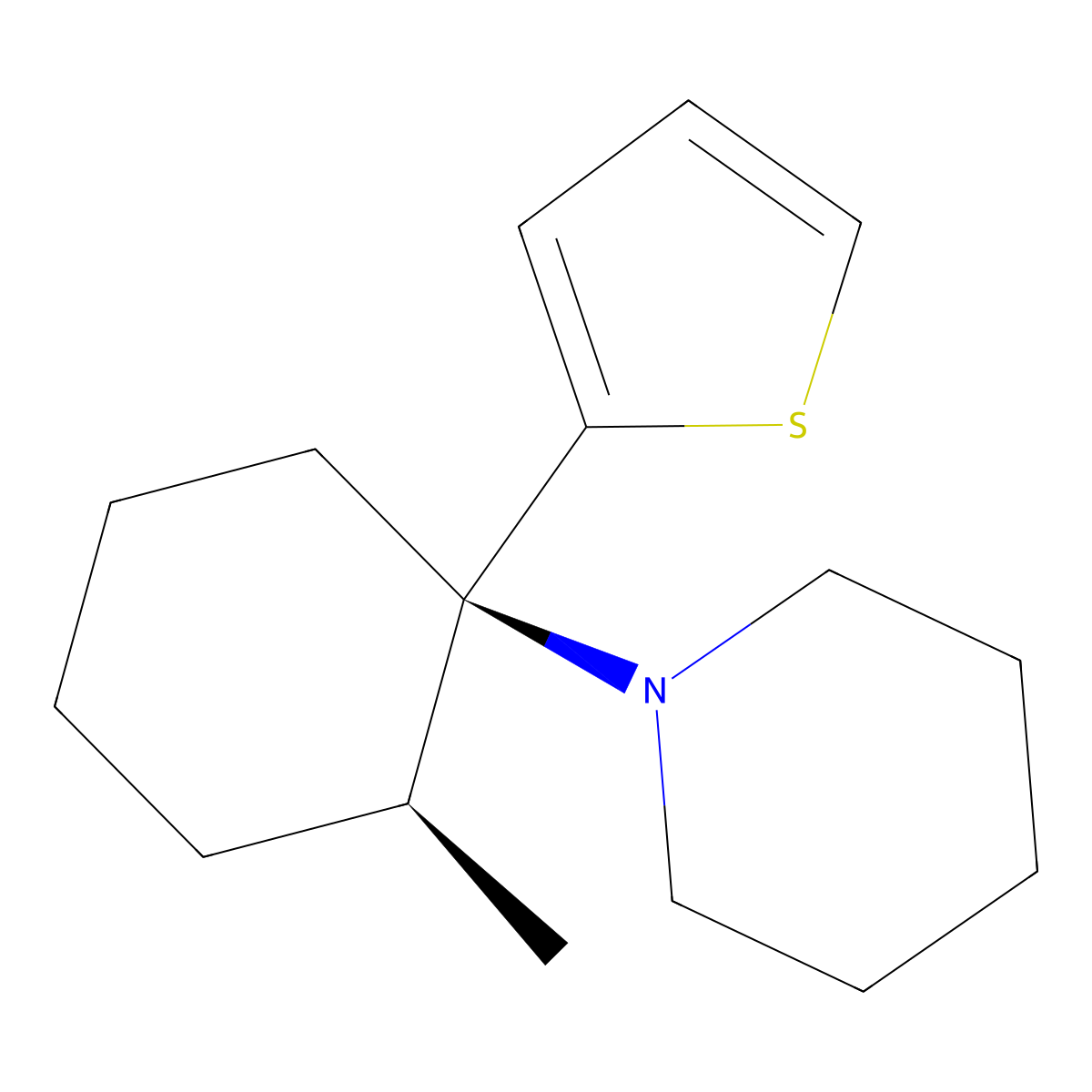Gacyclidine molecular structure, CAS 68134-81-6