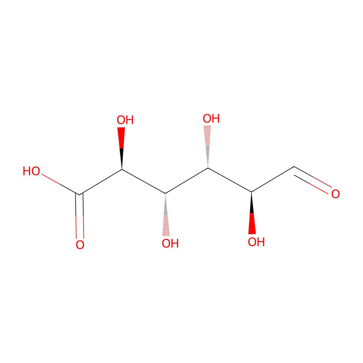 Mannuronic Acid molecular structure, CAS 6814-36-4
