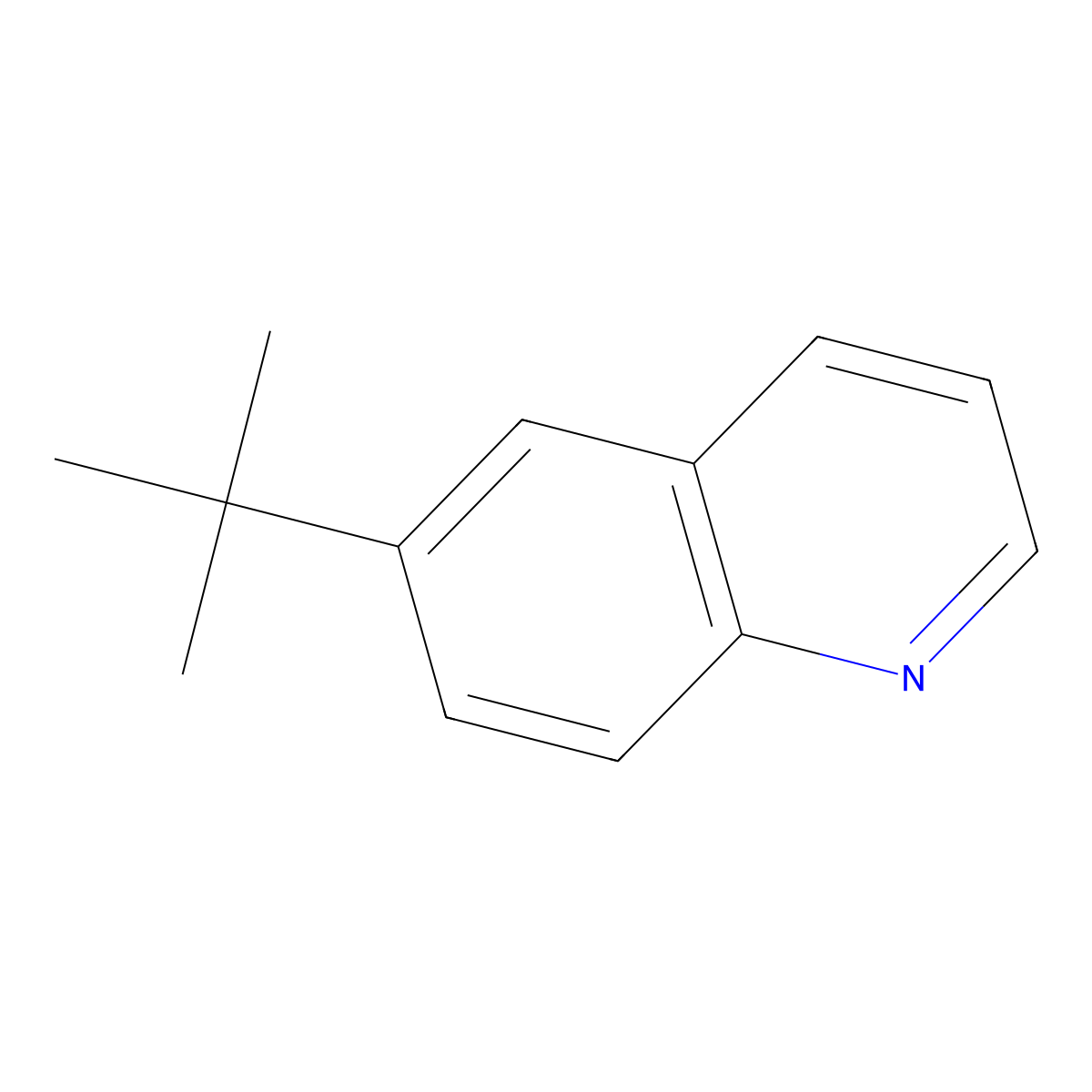 6-tert-Butylquinoline molecular structure, CAS 68141-13-9