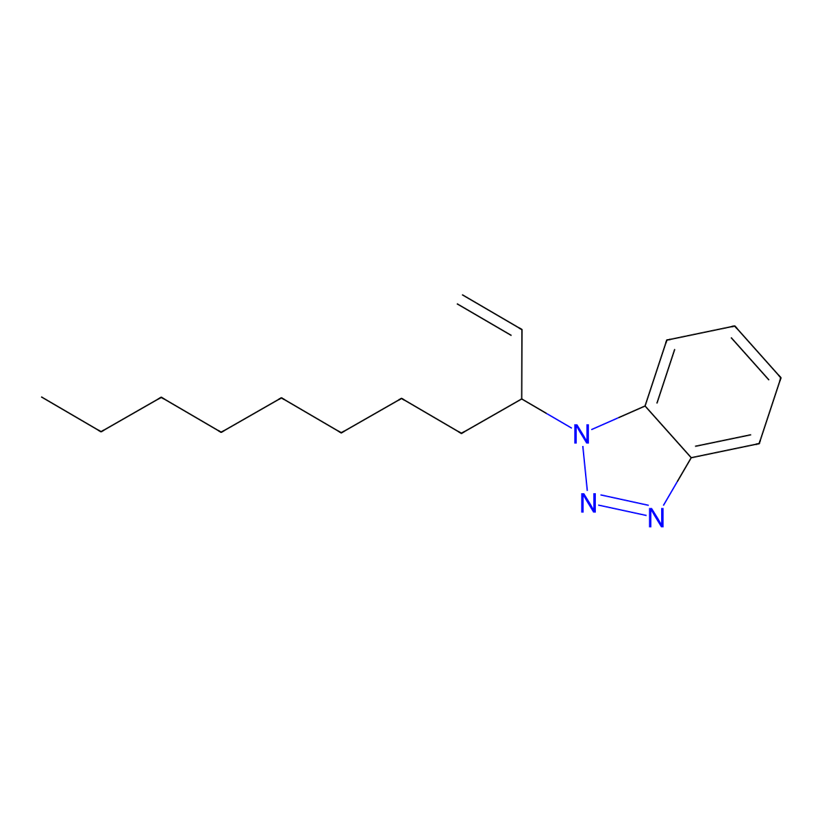 1-(Undec-1-en-3-yl)-1H-1,2,3-benzotriazole molecular structure, CAS 681443-17-4