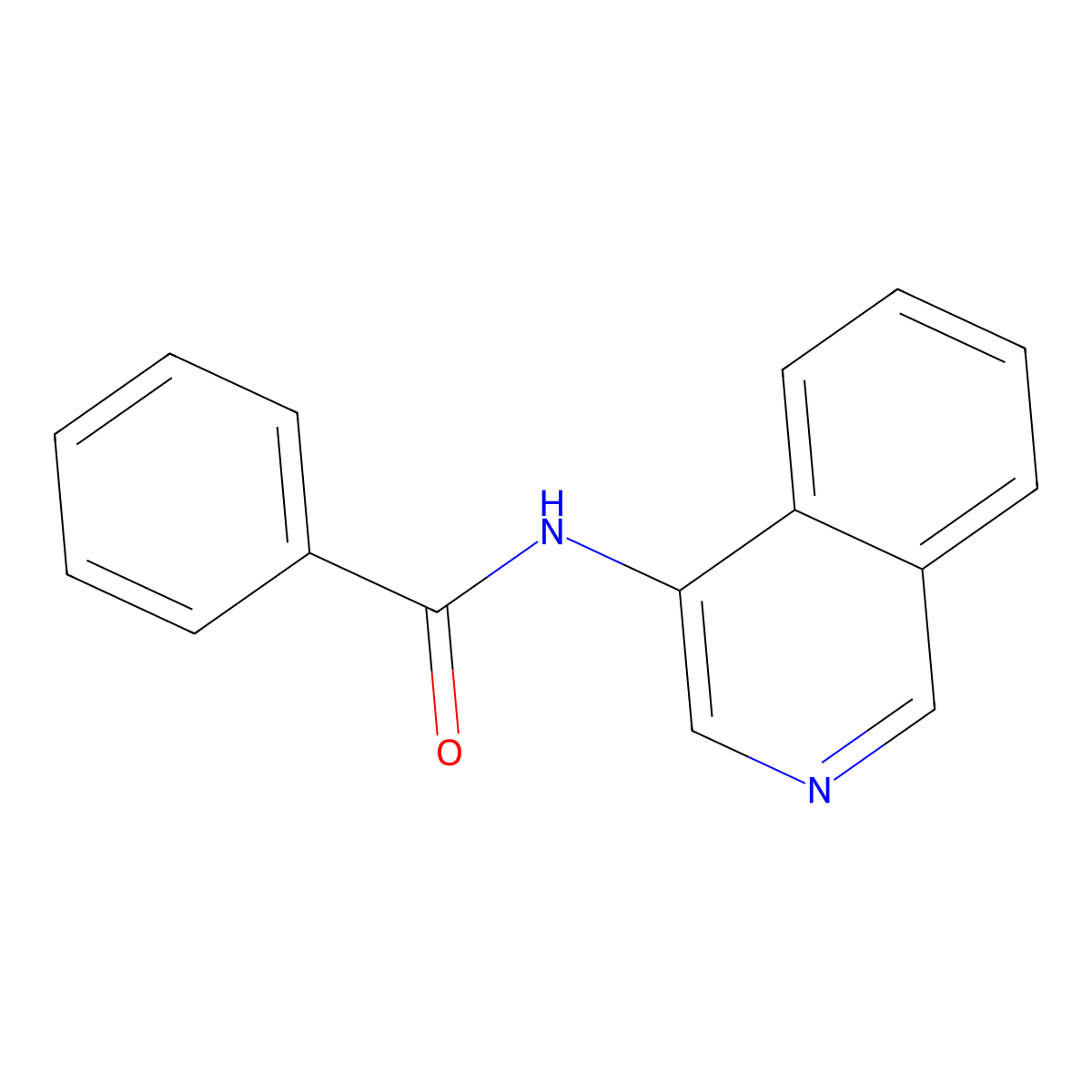 Benzamide, N-4-isoquinolinyl- molecular structure, CAS 681448-78-2