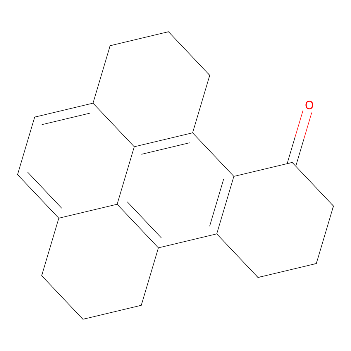 1,2,3,6,7,8,11,12-Octahydrobenzo[e]pyren-9(10H)-one molecular structure, CAS 68151-08-6