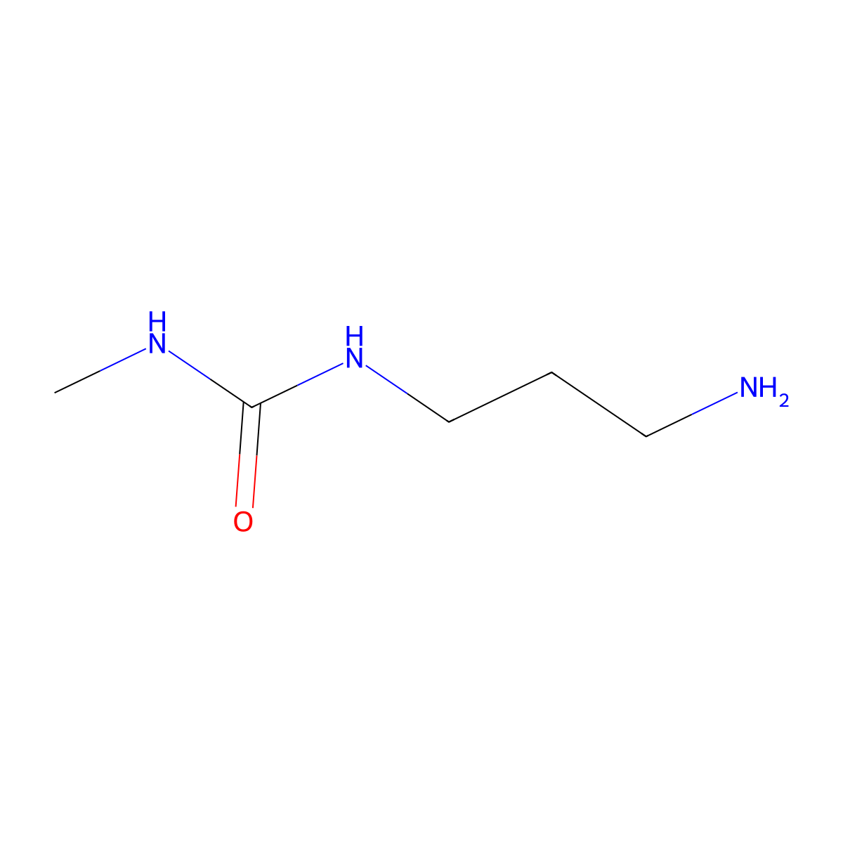 1-(3-Aminopropyl)-3-methylurea molecular structure, CAS 68156-37-6