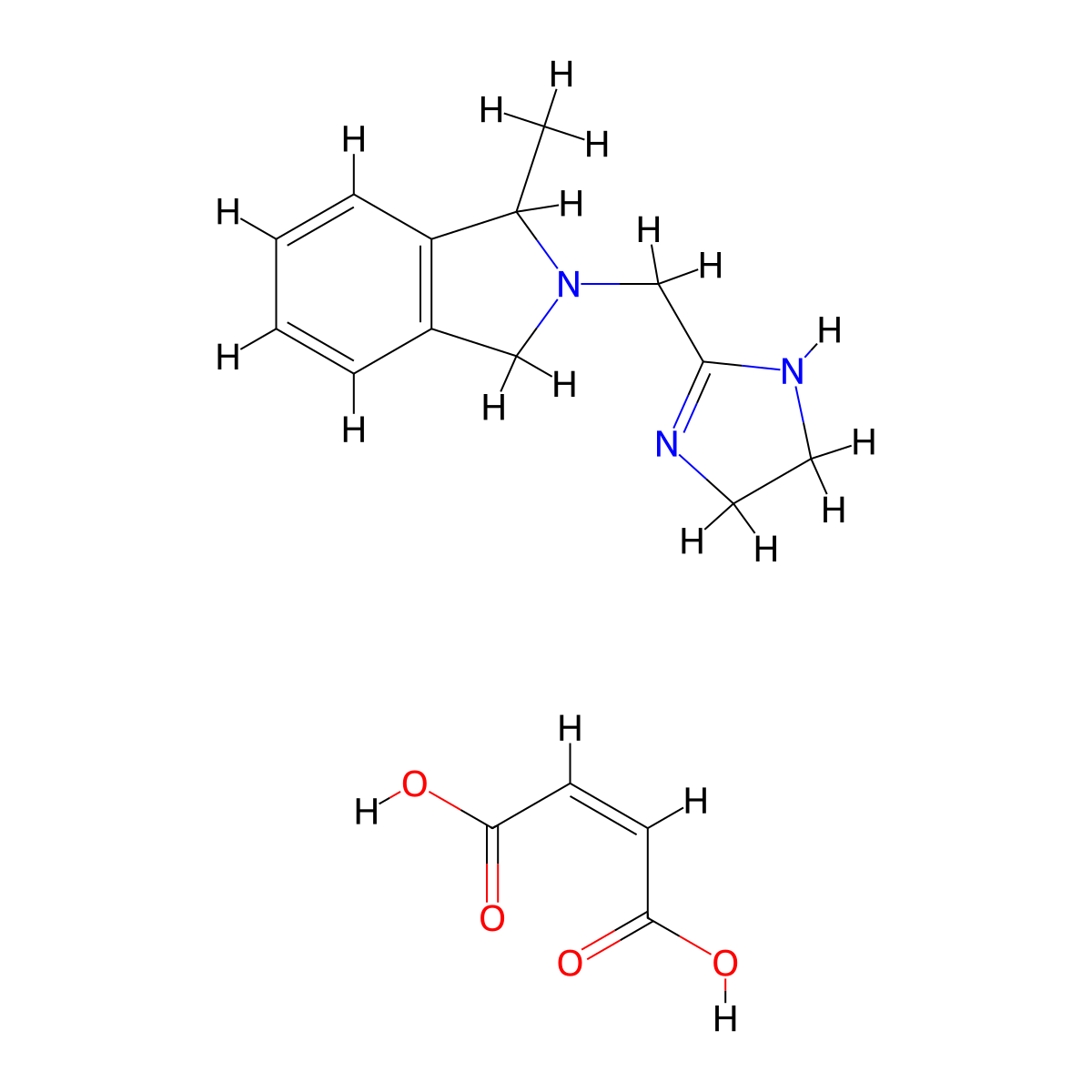 BRL-44408 maleate molecular structure, CAS 681806-46-2