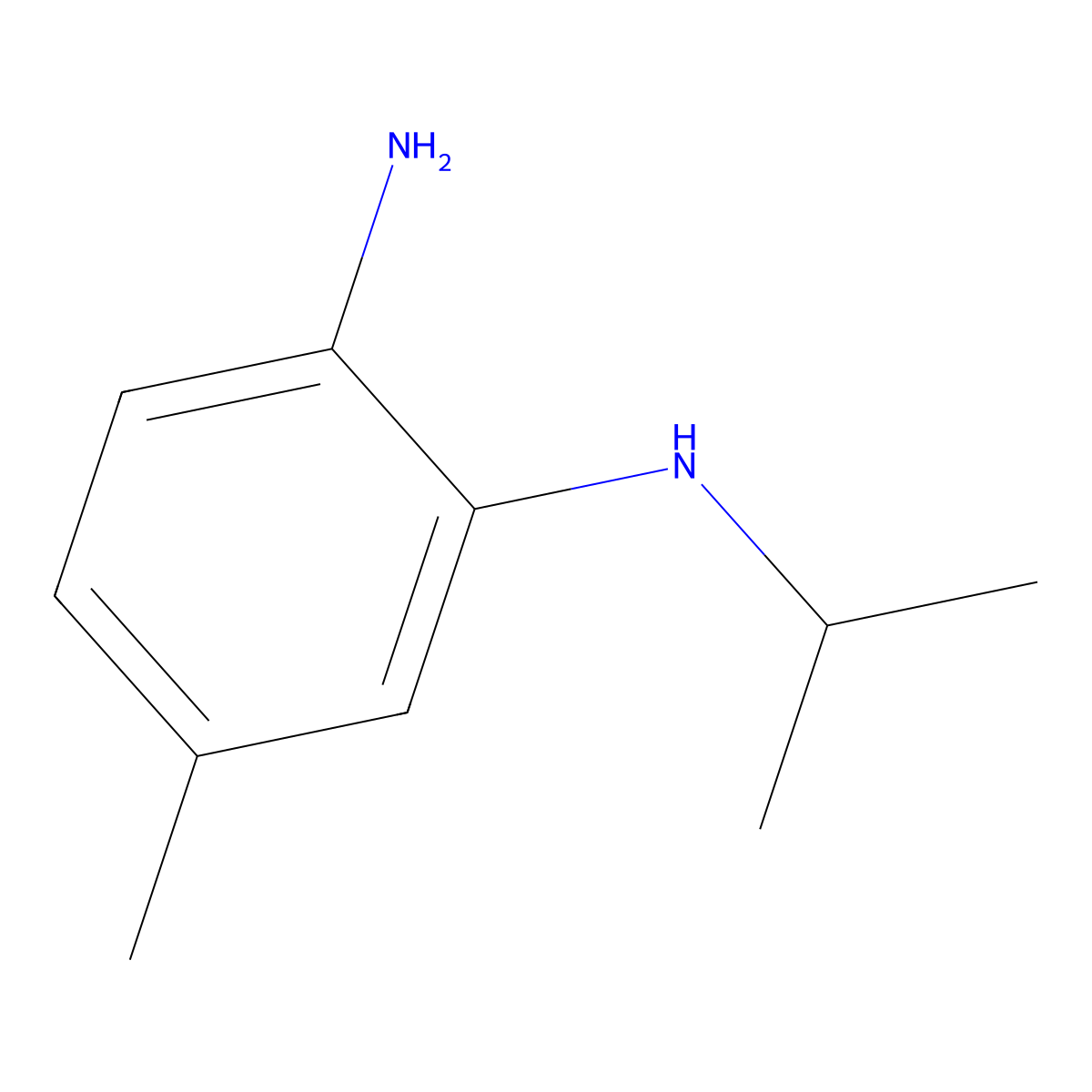 N2-Isopropyl-4-methyl-benzene-1,2-diamine molecular structure, CAS 681836-59-9