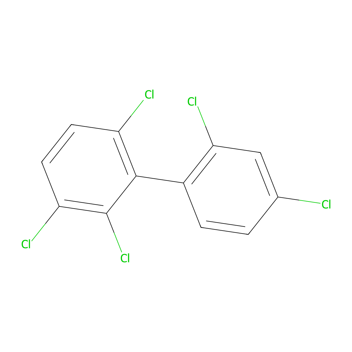 2,2',3,4',6-Pentachlorobiphenyl molecular structure, CAS 68194-05-8