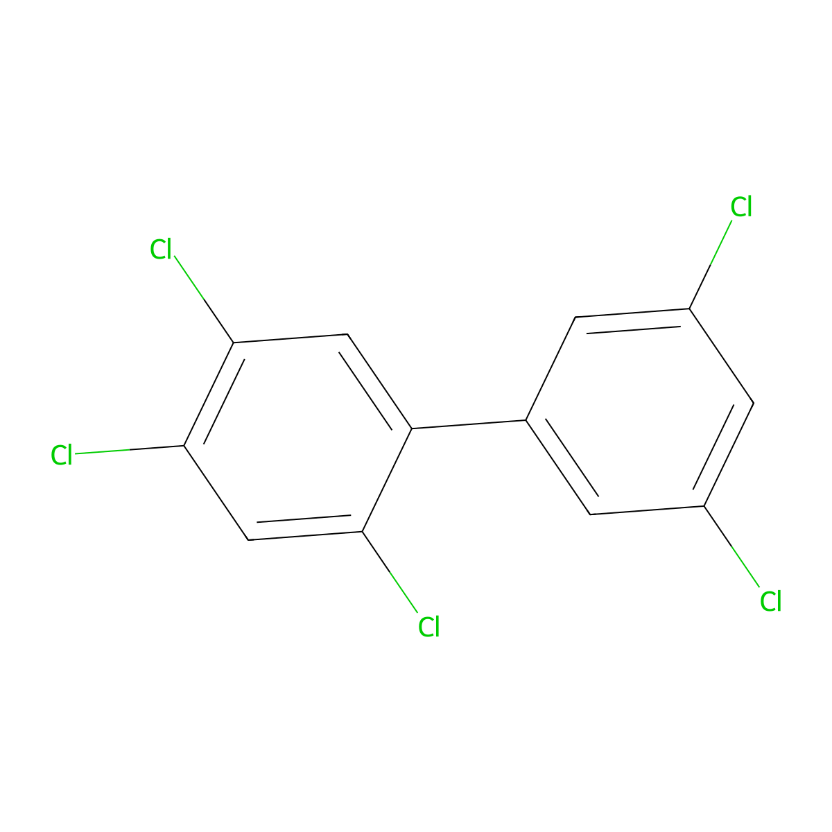 2,3',4,5,5'-Pentachlorobiphenyl molecular structure, CAS 68194-12-7