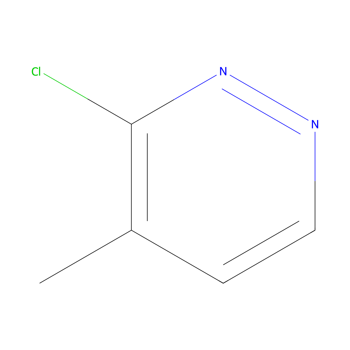 3-Chloro-4-methylpyridazine molecular structure, CAS 68206-04-2