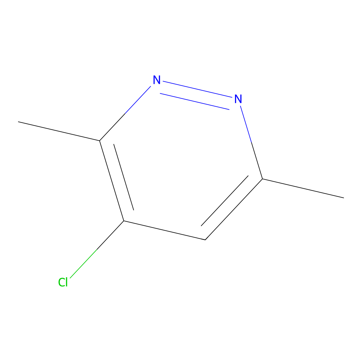 4-Chloro-3,6-dimethylpyridazine molecular structure, CAS 68206-05-3