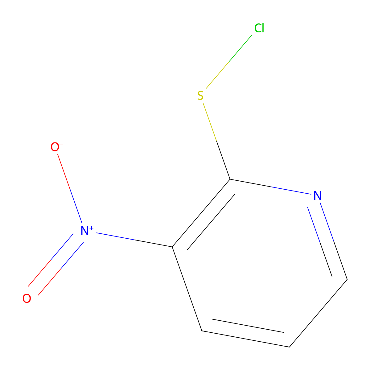 3-Nitro-2-pyridinesulfenyl molecular structure, CAS 68206-45-1