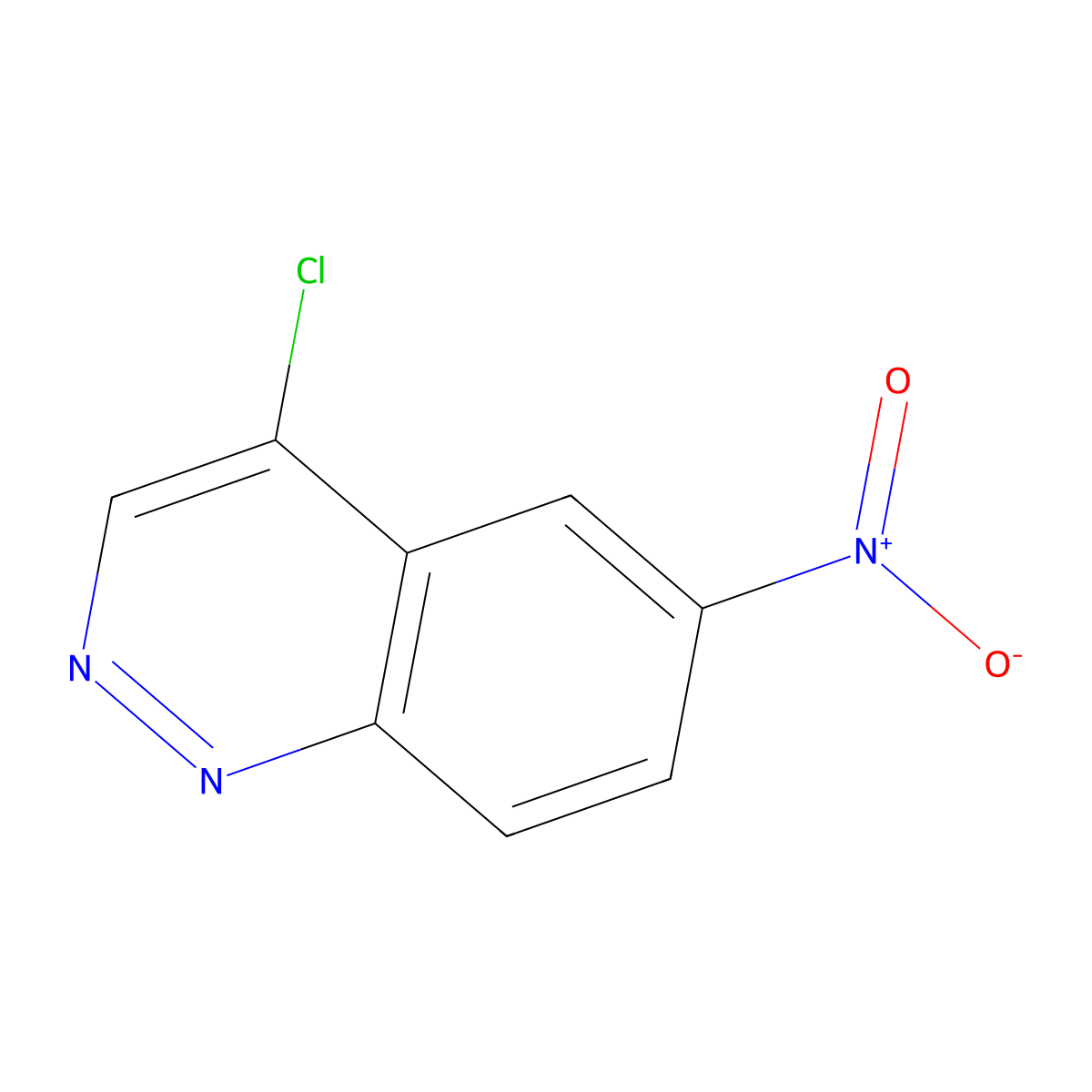 4-Chloro-6-nitrocinnoline molecular structure, CAS 68211-17-6