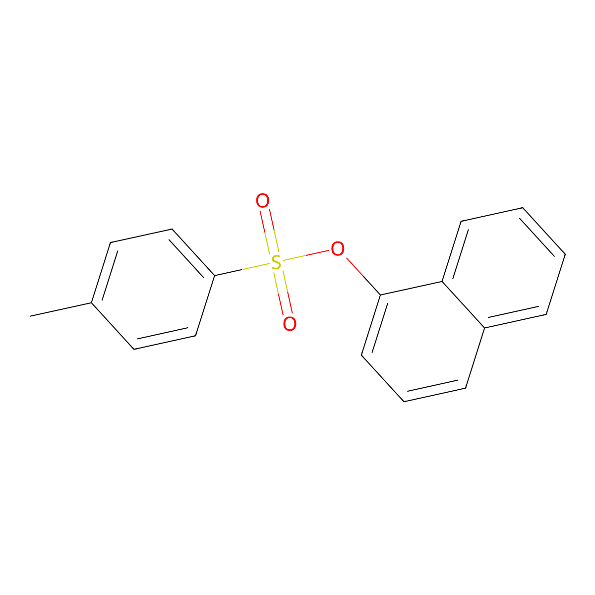 1-Naphthyl tosylate molecular structure, CAS 68211-49-4