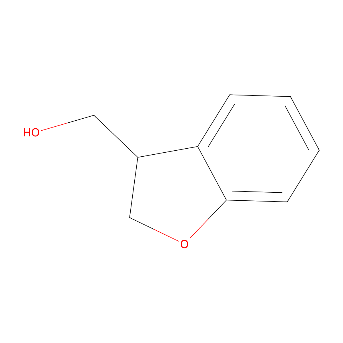 (2,3-Dihydrobenzofuran-3-yl)methanol molecular structure, CAS 68224-03-3