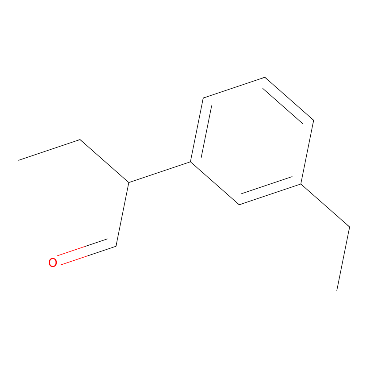 2-(ar-Ethylphenyl)butyraldehyde molecular structure, CAS 68228-11-5
