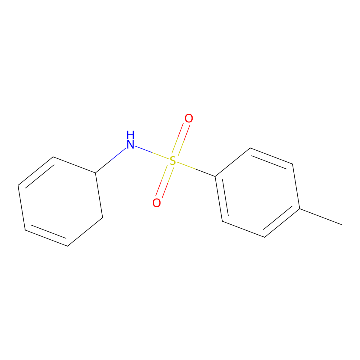 N-(2,4-Cyclohexadienyl)-p-toluenesulfonamide molecular structure, CAS 682336-29-4