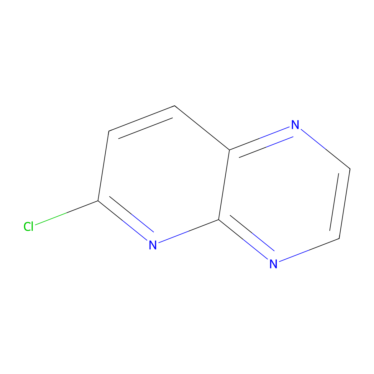 6-Chloropyrido[2,3-b]pyrazine molecular structure, CAS 68236-03-3