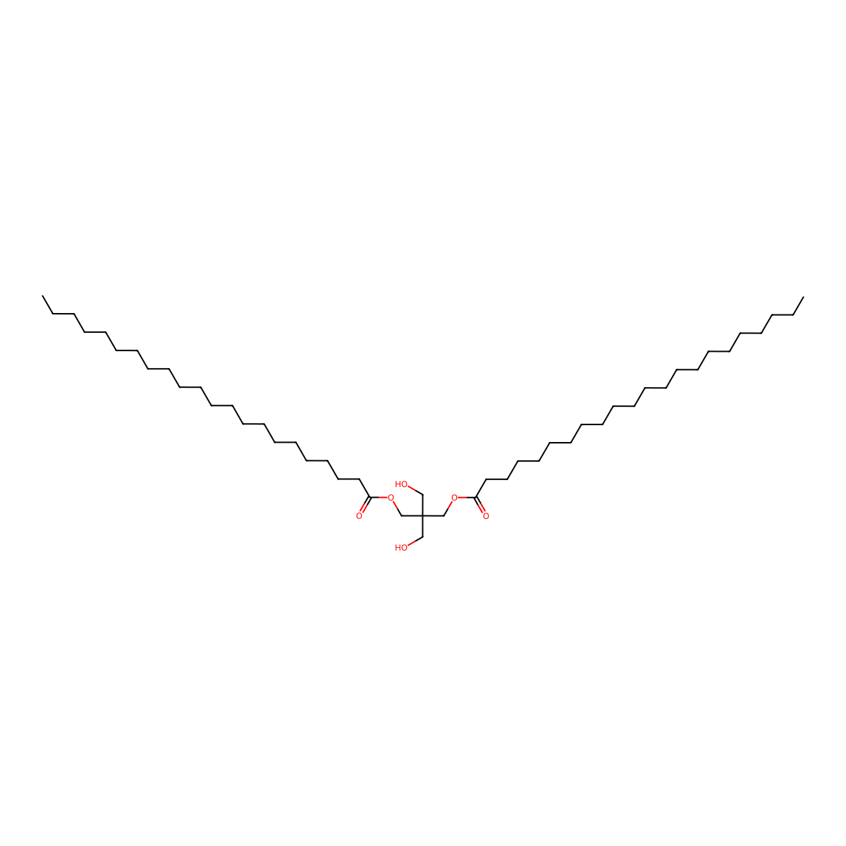 Docosanoic acid, 1,1'-[2,2-bis(hydroxymethyl)-1,3-propanediyl] ester molecular structure, CAS 68258-72-0