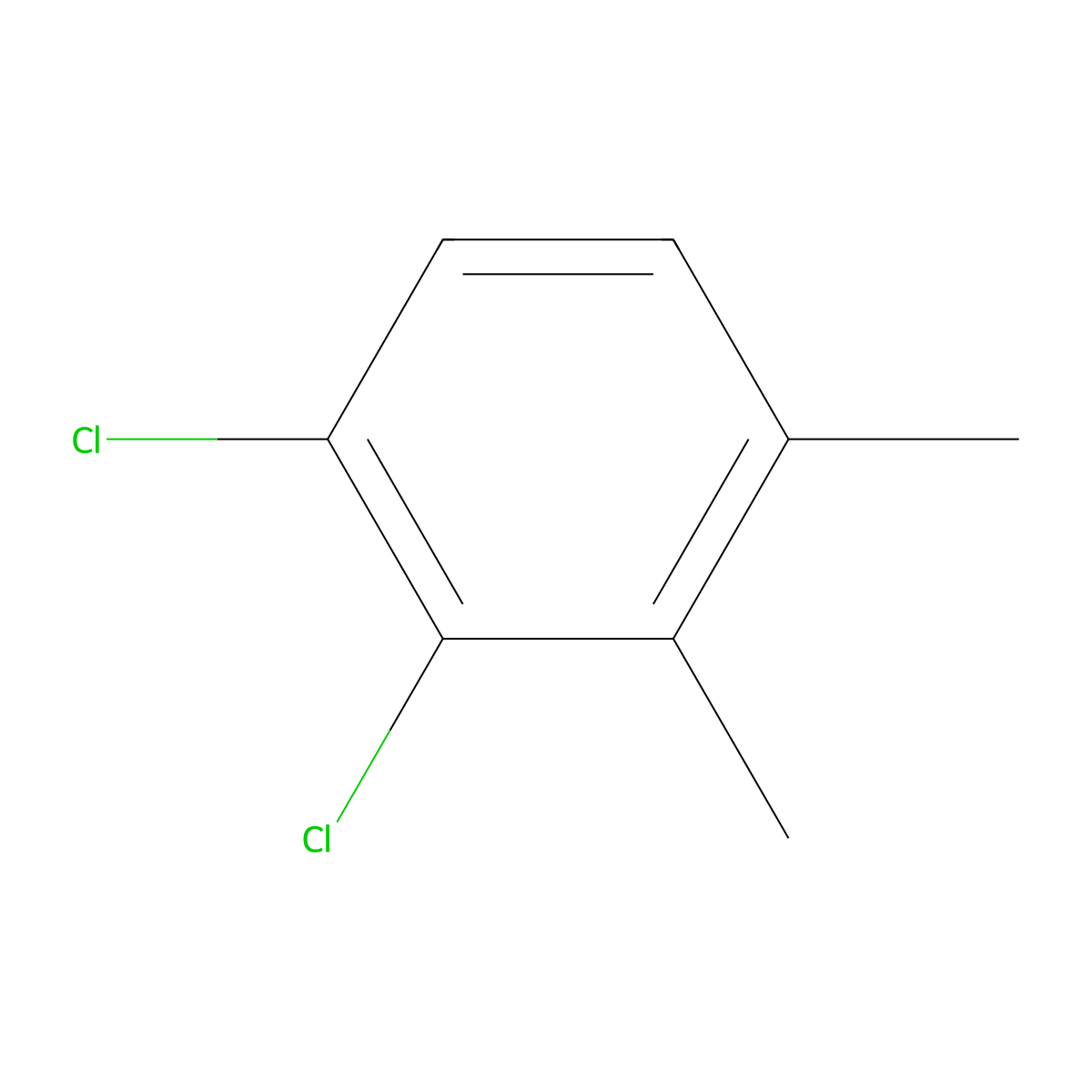 Benzene, 1,2-dichloro-3,4-dimethyl- molecular structure, CAS 68266-67-1