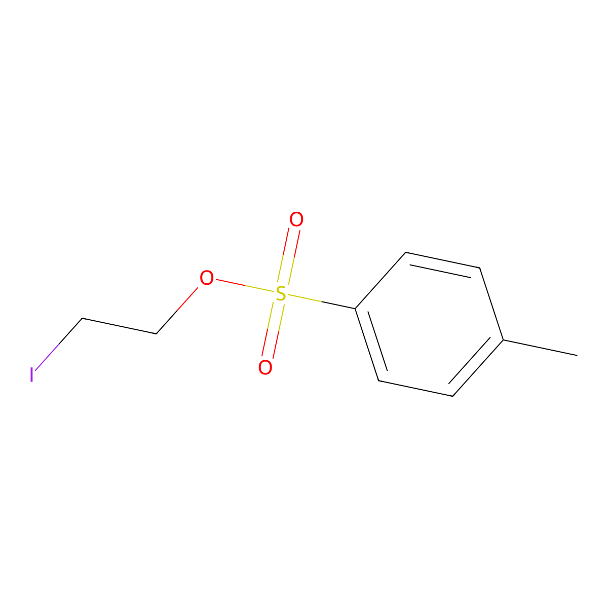 2-Iodoethyl 4-methylbenzene-1-sulfonate molecular structure, CAS 68266-79-5