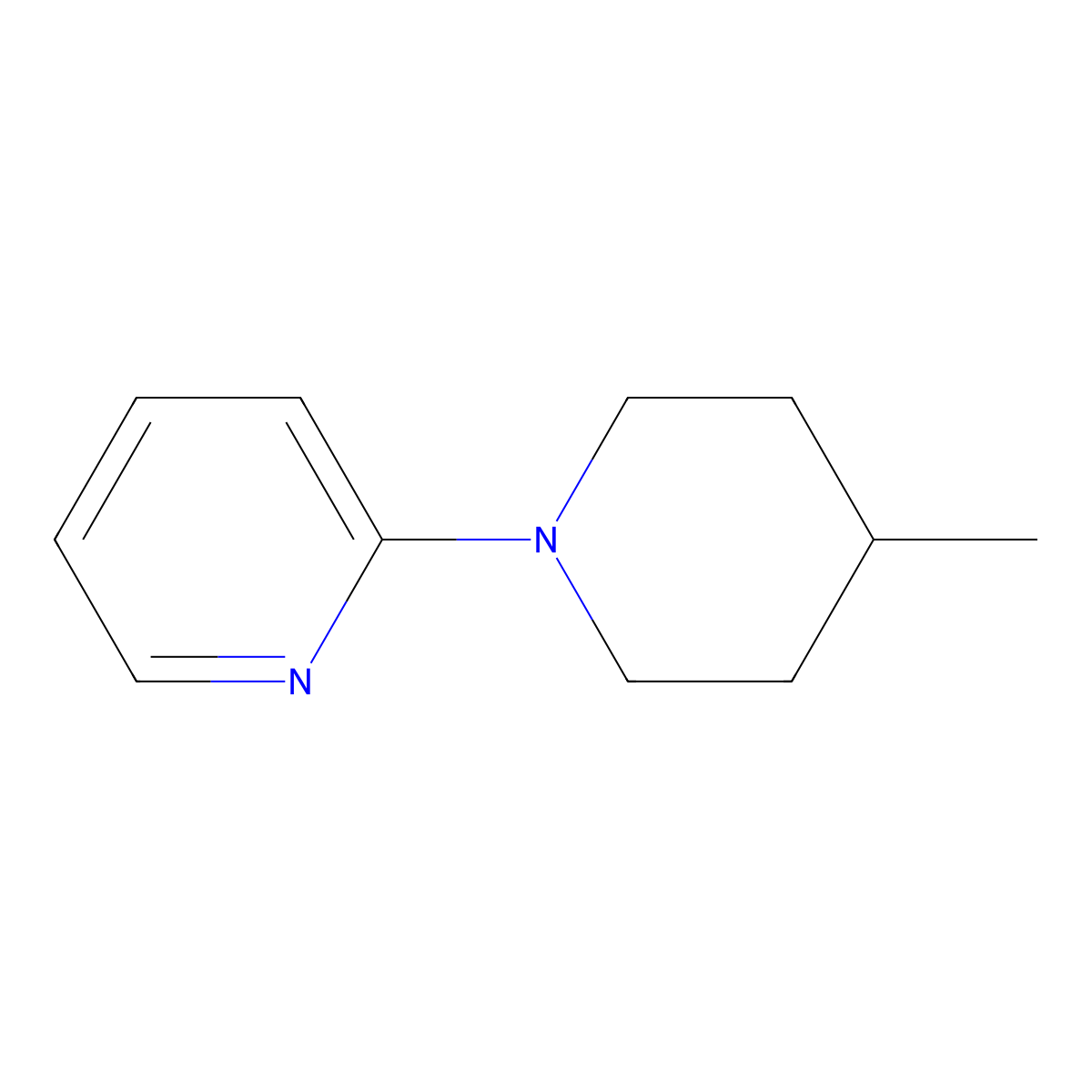 2-(4-Methylpiperidin-1-yl)pyridine molecular structure, CAS 682773-52-0