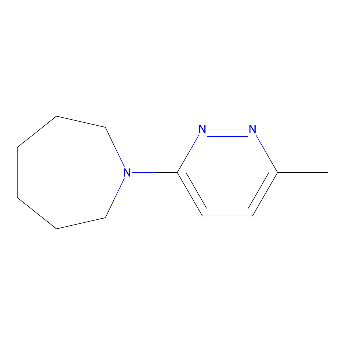 1-(6-Methylpyridazin-3-yl)azepane molecular structure, CAS 682779-93-7