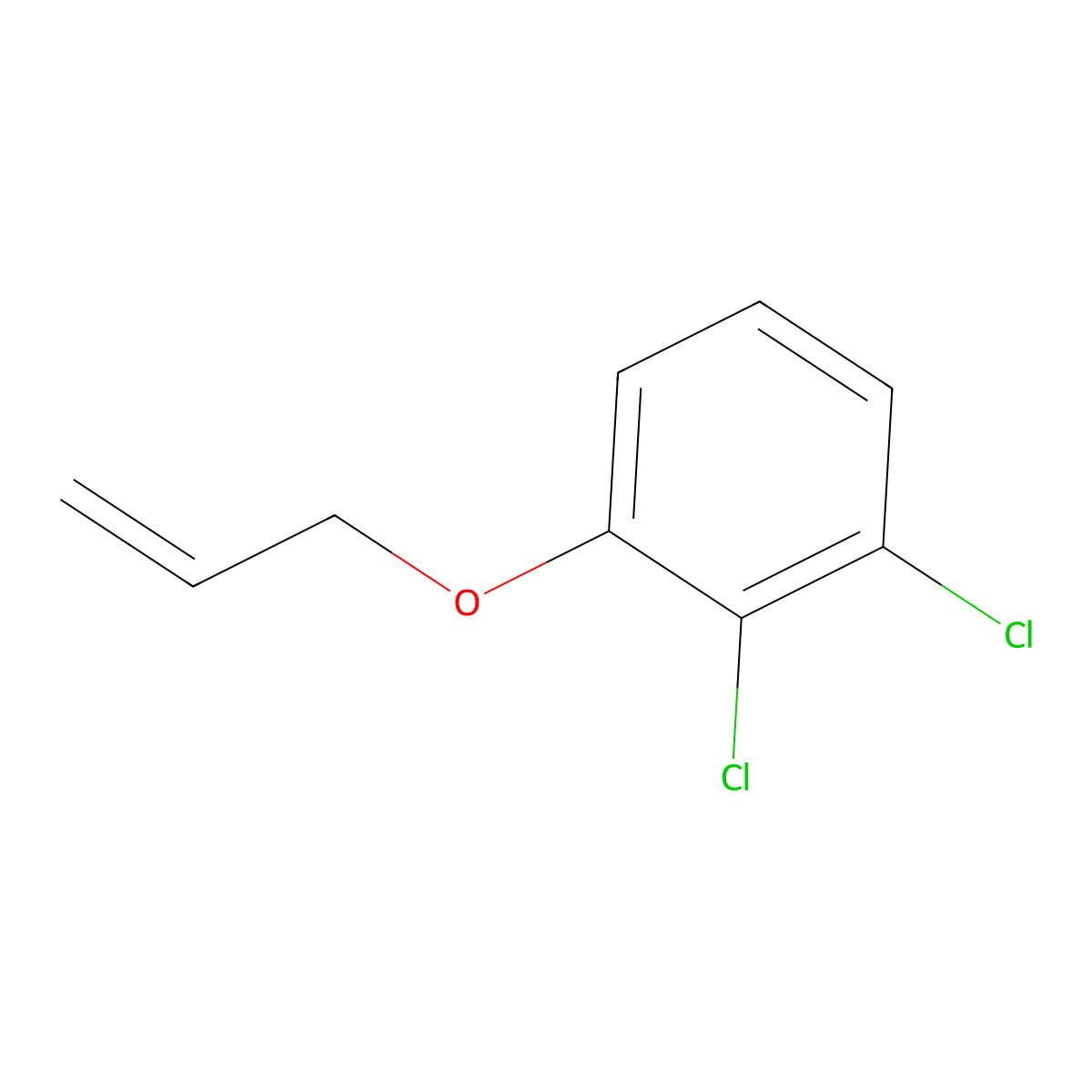 Benzene, 1,2-dichloro-3-(2-propenyloxy)- molecular structure, CAS 68279-46-9